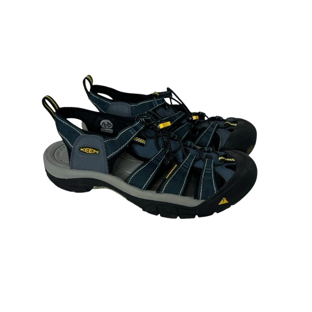 Keen Men's Newport H2 Sandal Navy Medium Grey 8.5